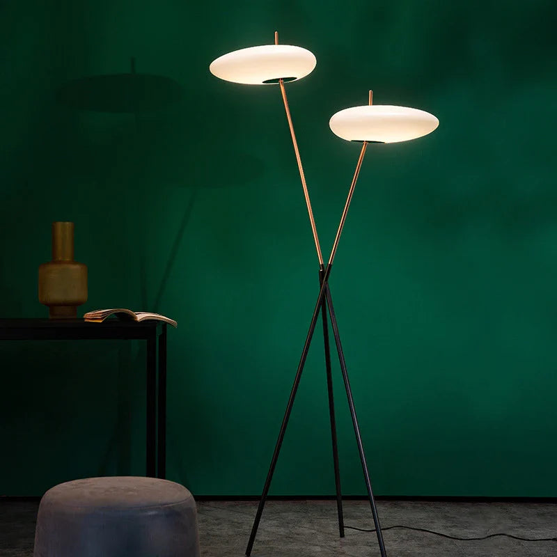 Nordic Luxe Design Vloerlamp – Stijlvolle LED Staande Lamp voor Woonkamer, Eetkamer & Slaapkamer
