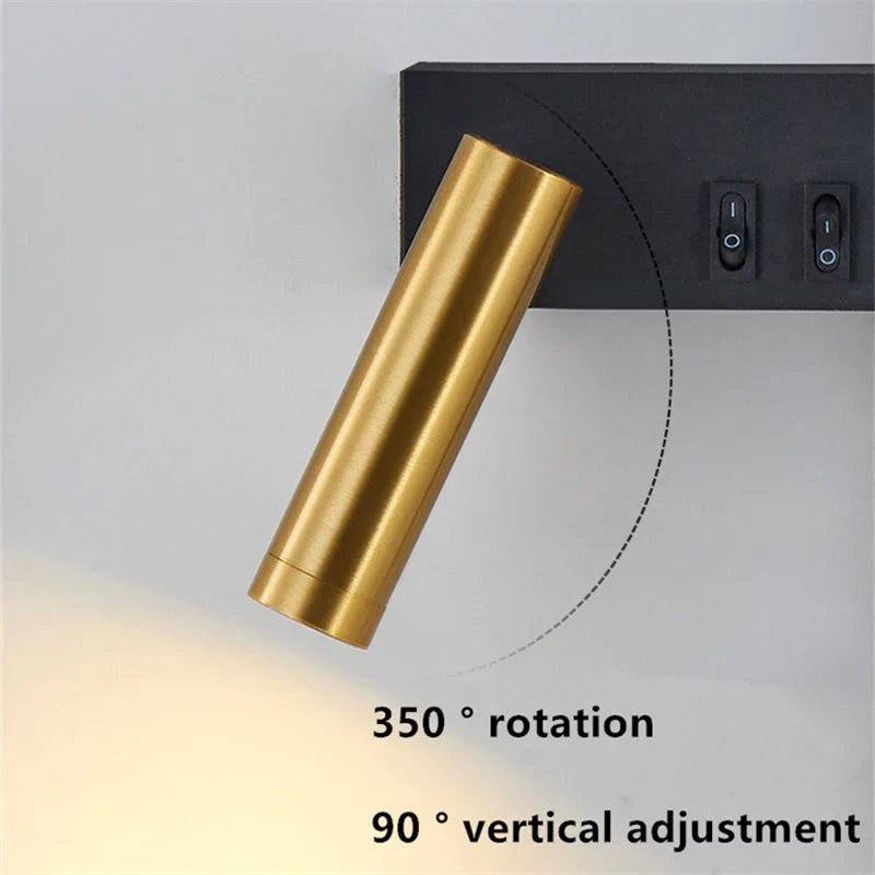 AuroraLuma Nordic Dual LED Wandlamp