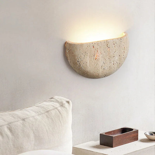 WABIKU Natuursteen Wandlamp