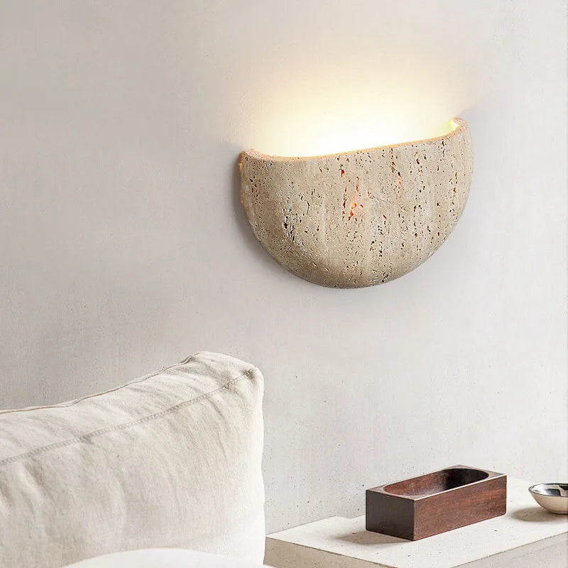 WABIKU Natuursteen Wandlamp