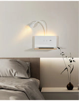 LumiCharge – Stijlvolle Wandlamp met Draadloos Opladen