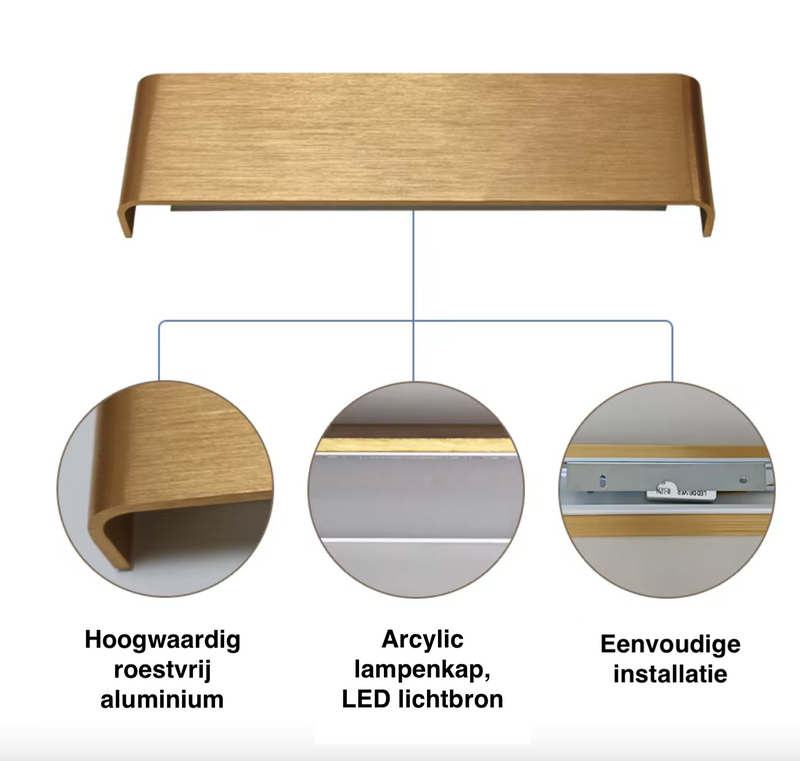 Lumea DualGlow Wandlamp – Stijlvolle LED-verlichting voor een Moderne Look