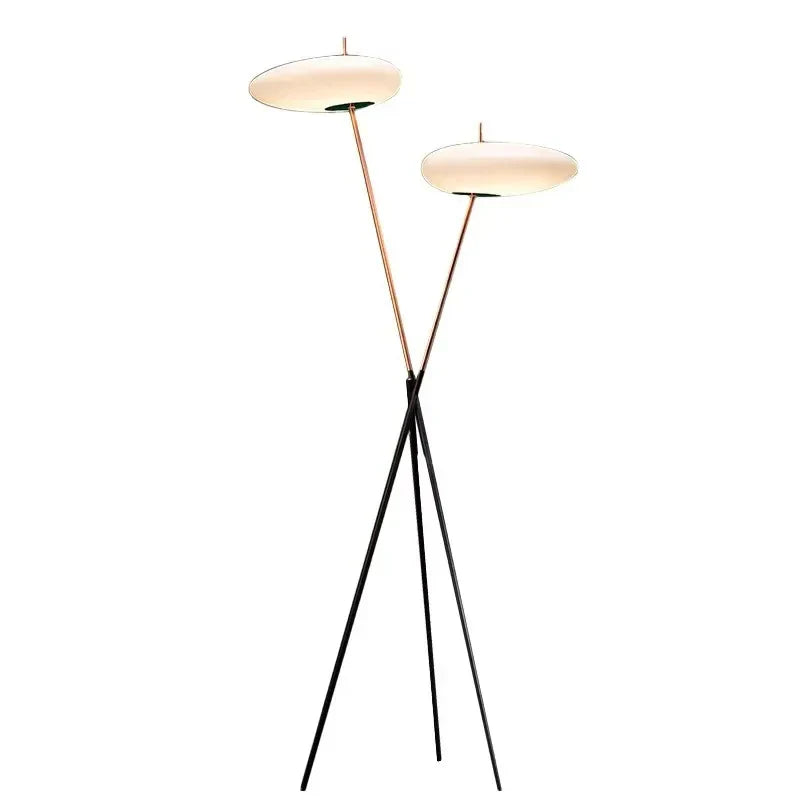 Nordic Luxe Design Vloerlamp – Stijlvolle LED Staande Lamp voor Woonkamer, Eetkamer & Slaapkamer