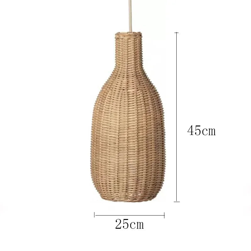 Bohemian Wicker Pendant Light
