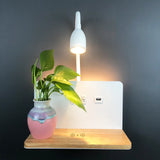LumiCharge – Stijlvolle Wandlamp met Draadloos Opladen