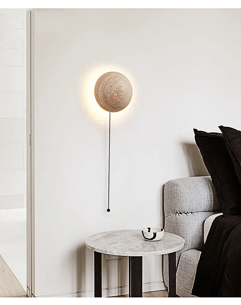 Wabi Sabi Marmeren Wandlamp