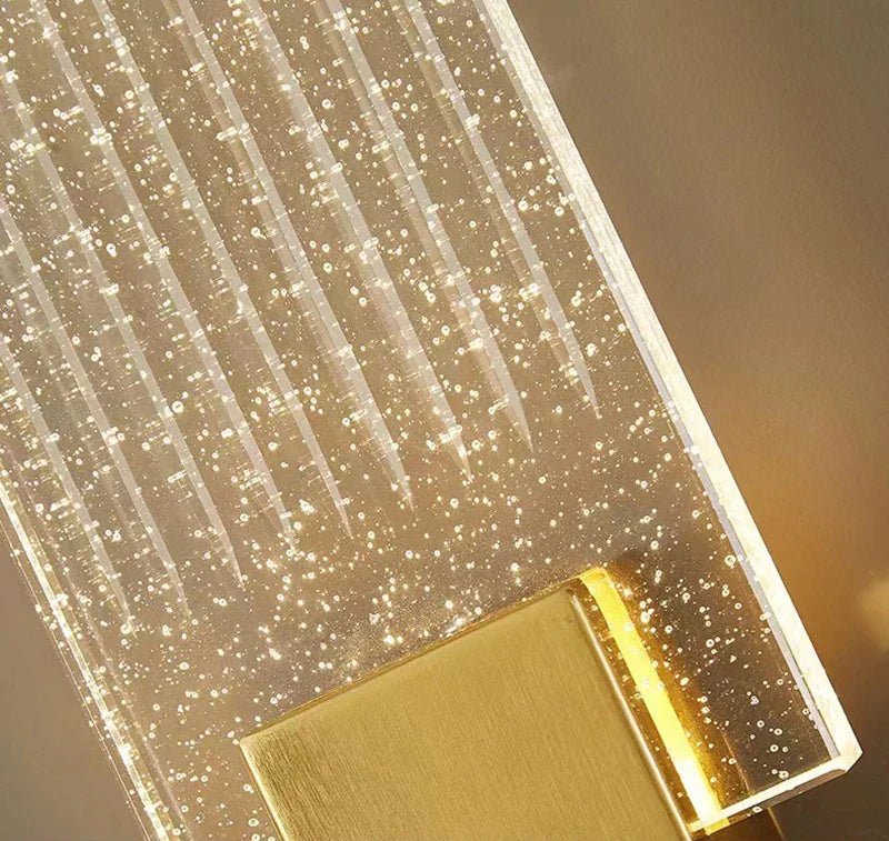 AuroraLux Bubble Wandlamp – Luxe Gouden LED