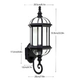 LUMIVINTA Retro Wandlantaarn Buiten