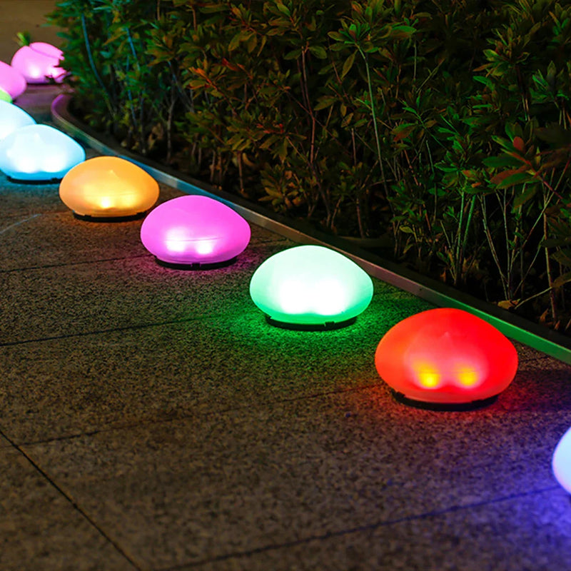 LUXGLOW Solar Kiezel Buitenlamp