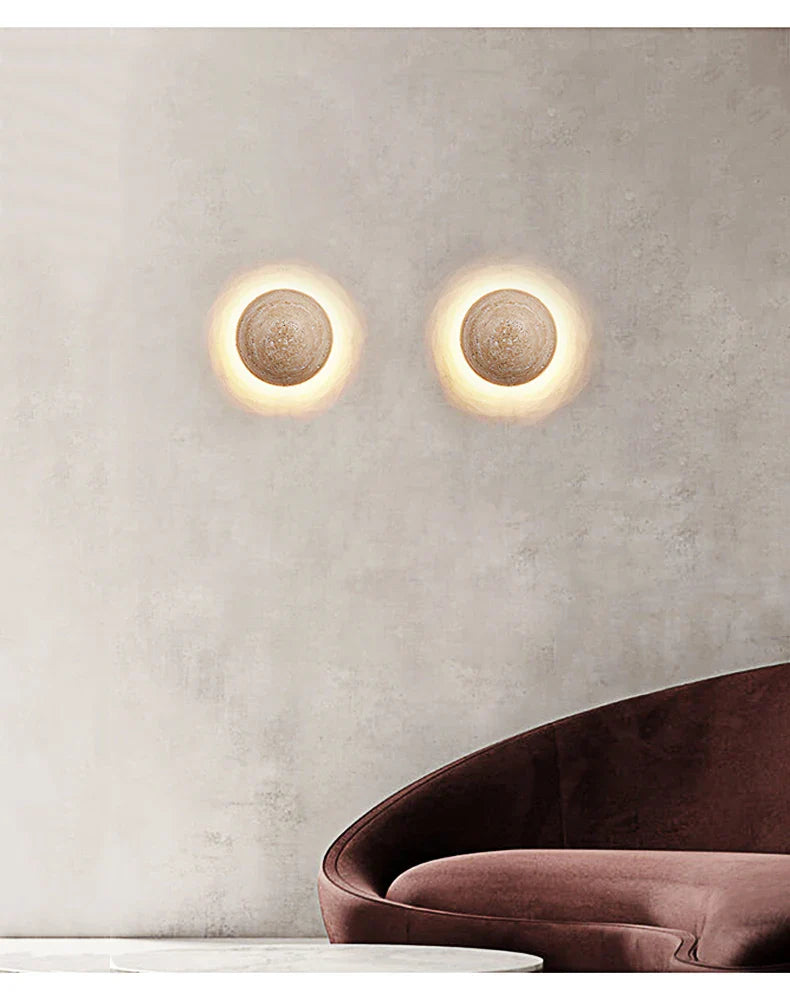Wabi Sabi Marmeren Wandlamp