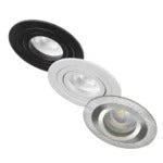 Seidy Ronde Inbouwspot Aluminium Wit/Zwart/Geborsteld Ø92mm