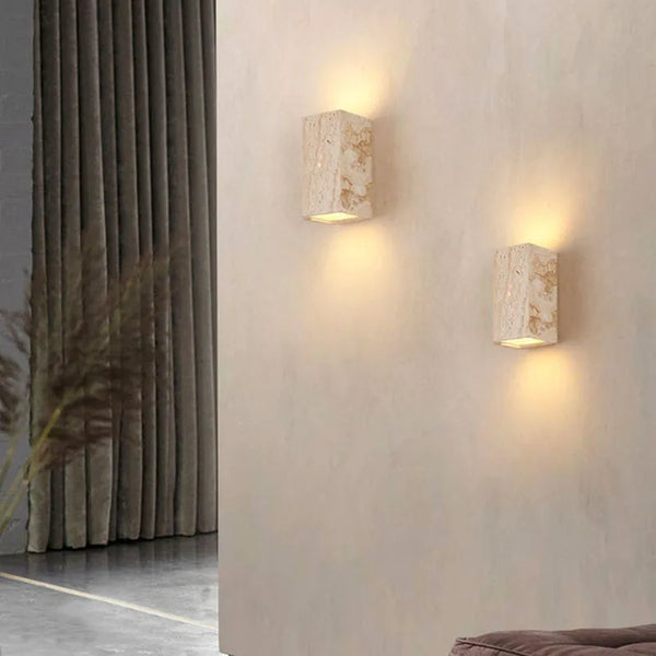 Luxe Marmeren Wandlamp – Stijlvolle LED Verlichting