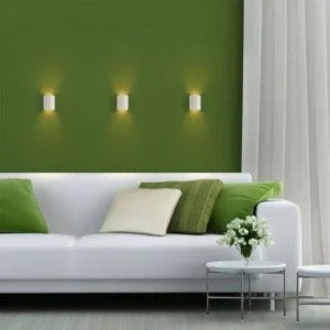 Squalla-Round Wandlamp G9 Aluminium – Wit of Zwart