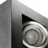 Stobi-I Opbouwspot Vierkant GU10 – Enkel Zwart of Wit