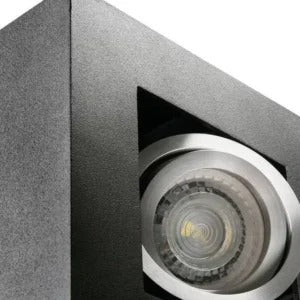 Stobi-I Opbouwspot Vierkant GU10 – Enkel Zwart of Wit