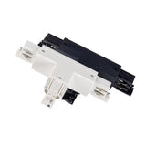 Tear-N T-Stuk Connector 3-Fase Spanningsrail Wit/Zwart