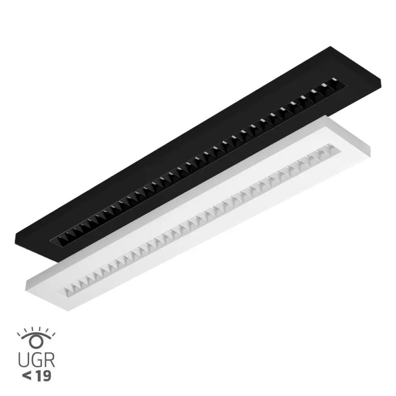 Terra-N 2 Long LED Opbouwarmatuur | UGR<19 | 20-41W | 830/840