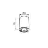 Toleo-I Ronde Opbouwspot GU10 Aluminium – Wit, Zwart of Alu