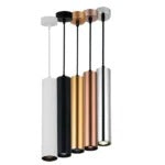 Tube-S300 Hanglamp Koker GU10 – Aluminium Ø55x300mm, 5 Kleuren