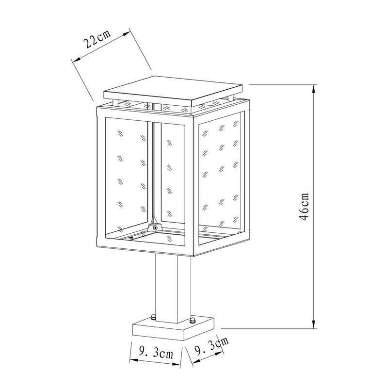 Tuinlamp De Vecht Sokkel