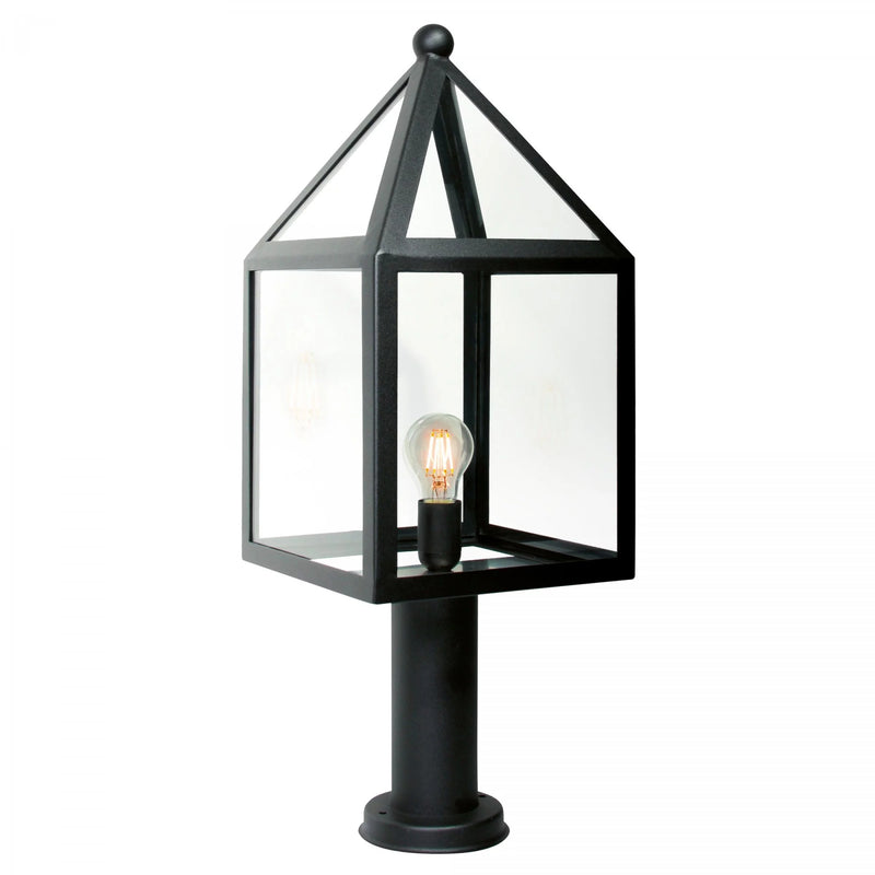 Tuinlamp Leusden Sokkellamp – Moderne Buitenlamp RVS IP44 LED