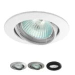 Vidi Ronde Verstelbare Inbouwspot GX5.3/LED Aluminium Ø82mm
