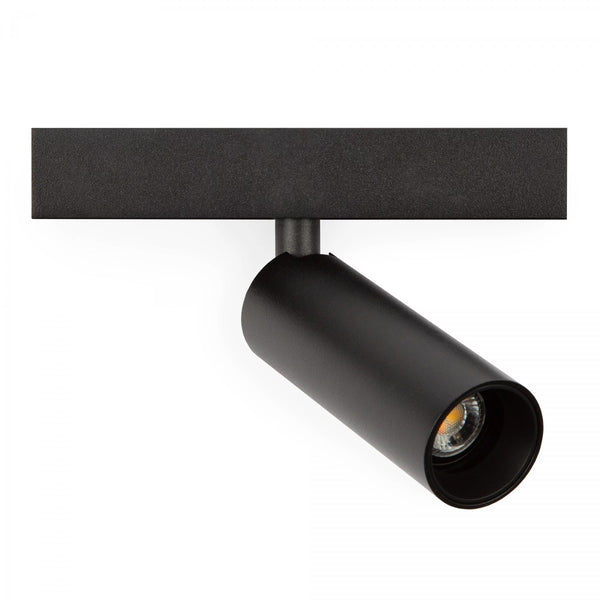 Vigo 1 Opbouwspot Zwart – Moderne Aluminium Plafondspot GU10