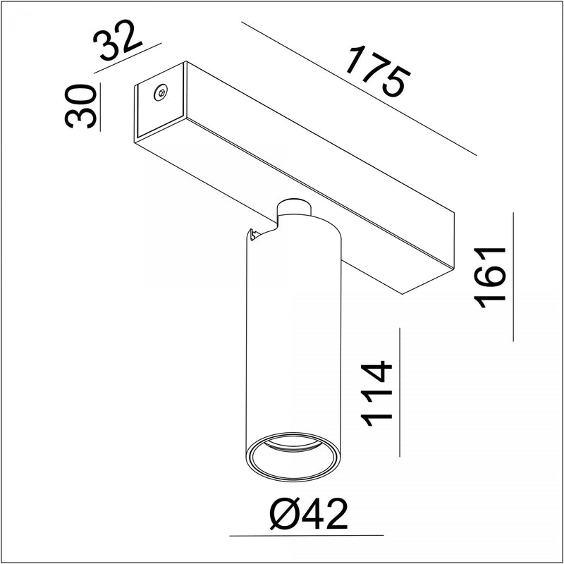 Vigo 1 Opbouwspot Zwart – Moderne Aluminium Plafondspot GU10