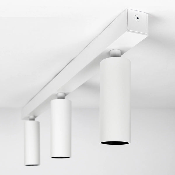 Vigo 3 Opbouwspot Wit – Moderne Aluminium Plafondlamp met 3 GU10 Spots, Kantelbaar & Draaibaar