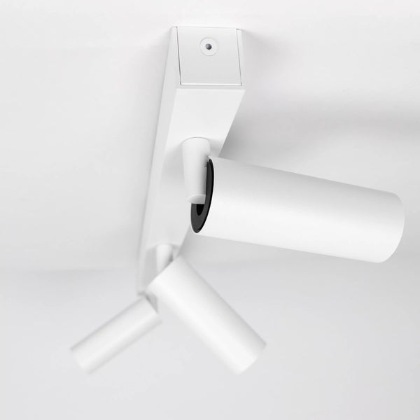 Vigo 3 Opbouwspot Wit – Moderne Aluminium Plafondlamp met 3 GU10 Spots, Kantelbaar & Draaibaar