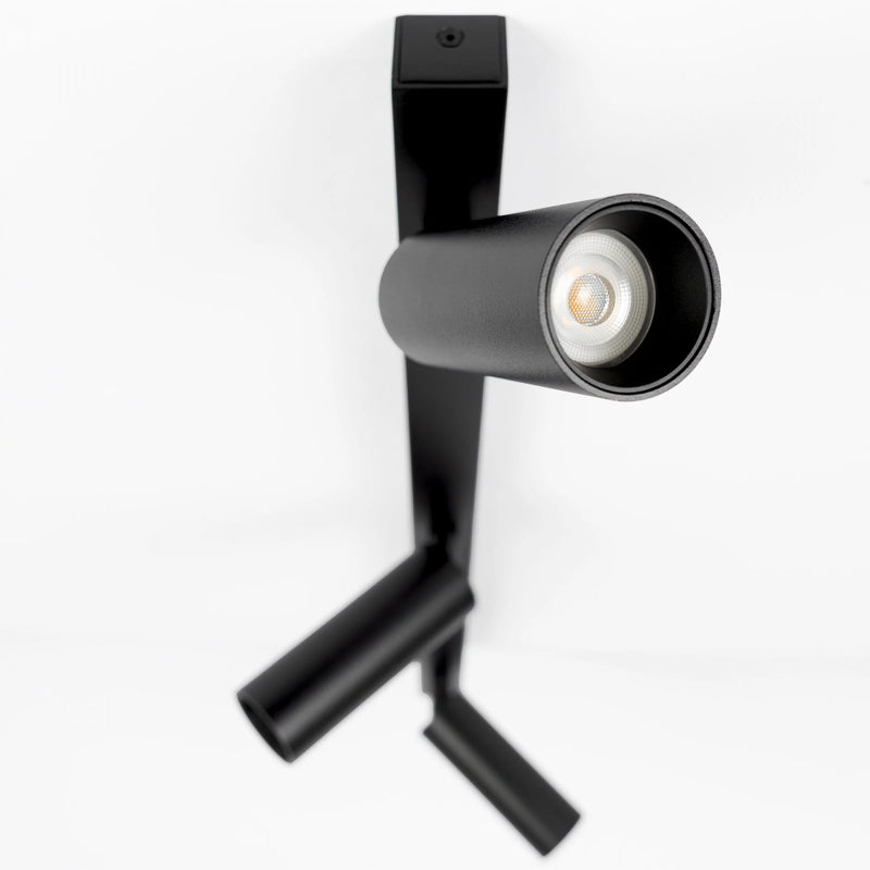 Vigo 3 Opbouwspot Zwart – Moderne Aluminium Plafondlamp met 3 GU10 Spots, Kantelbaar & Draaibaar