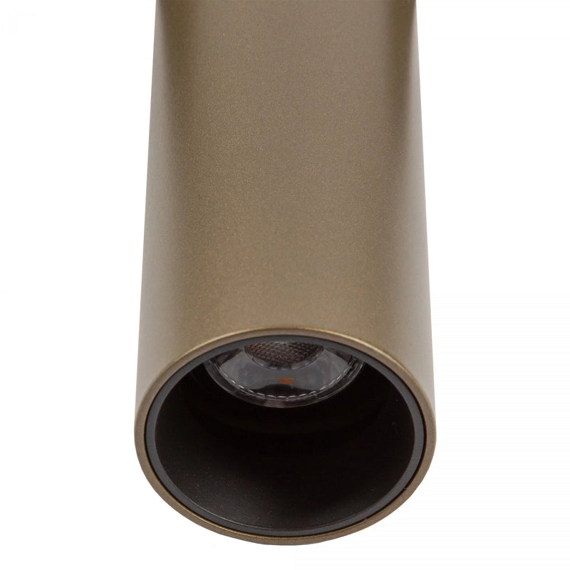 Vigo 6 Opbouwspot Brons – Aluminium Plafondlamp met 6 GU10 Spots, Kantelbaar & Draaibaar