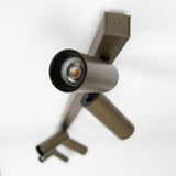 Vigo 6 Opbouwspot Brons – Aluminium Plafondlamp met 6 GU10 Spots, Kantelbaar & Draaibaar