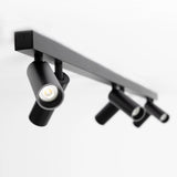 Vigo 6 Opbouwspot Zwart – Aluminium Plafondlamp met 6 GU10 Spots, Kantelbaar & Draaibaar