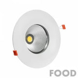 Virga LED ‘Food’ Inbouw Downlight | Aluminium | 2430Lm | 50° | Wit/Zwart