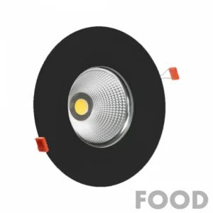 Virga LED ‘Food’ Inbouw Downlight | Aluminium | 2430Lm | 50° | Wit/Zwart