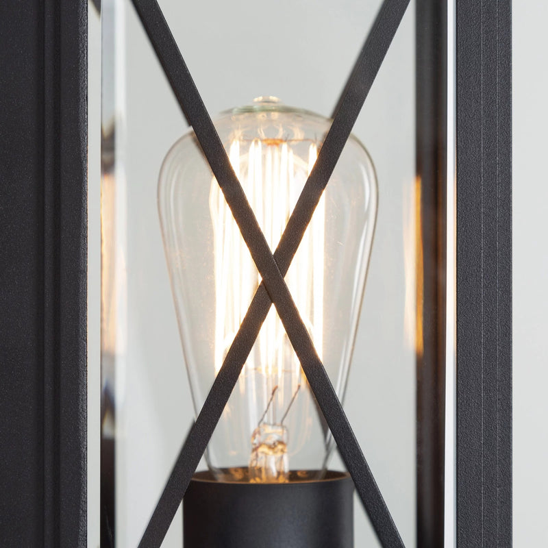 Winchester wandlamp matzwart