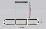 Moderne LED Hanglamp - Stijlvolle Hanglamp voor Woonkamers, Slaapkamers &amp; Hotel