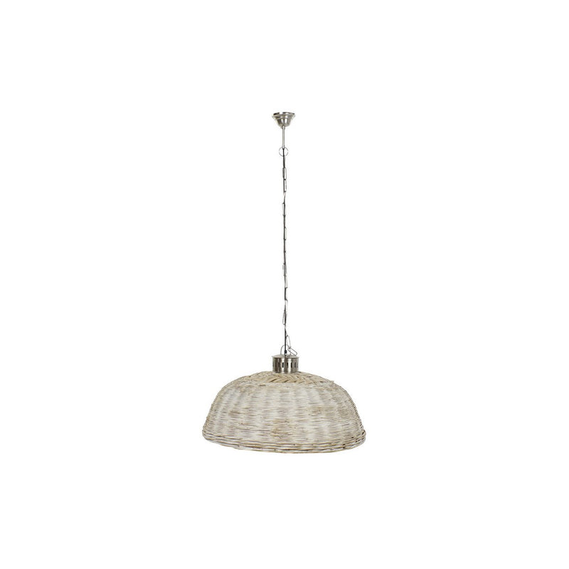 Alexandra Meti - Plafondlamp Metaal Rotan 80X80X47 Naturel