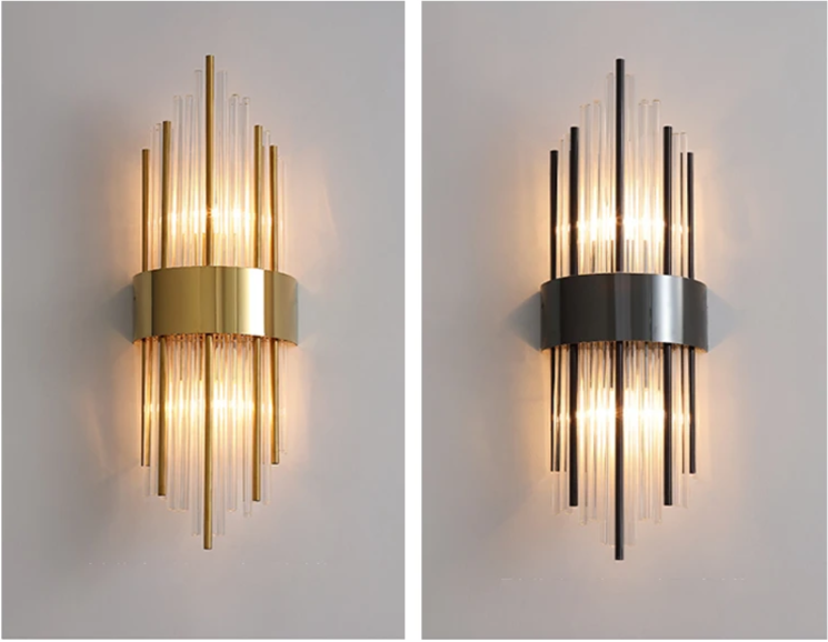 AuriLux Nordic Kristallen Wandlamp