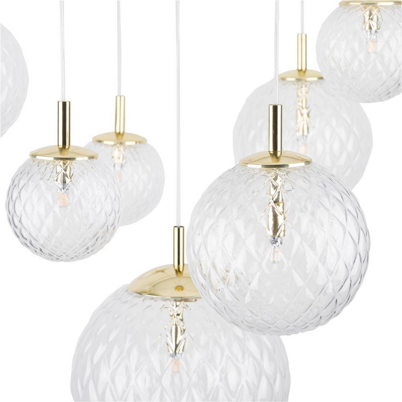 Huber Meubels - Cadix Goud VII Hanglamp