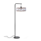 Emko - Macaron Vloerlamp, Zwart Frame, Witte Kap