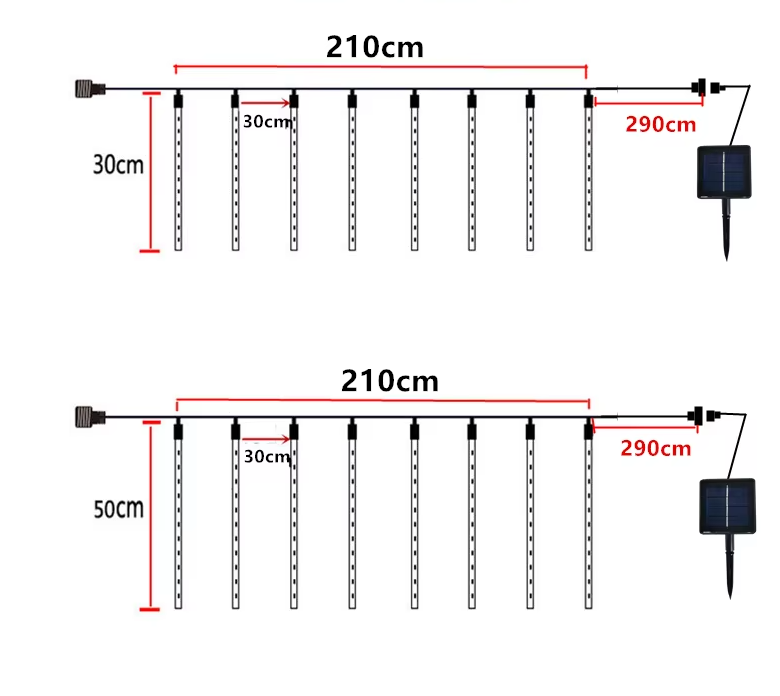 LUMIMETEOR Solar LED Meteorenregen Lampjes