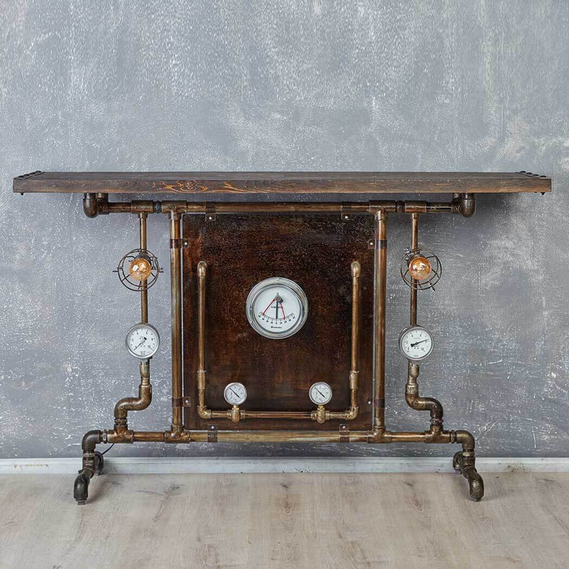 Gouden Varkens - Steampunk-Tafellamp