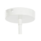 Alexandra Meti - Metalen Glazen Plafondlamp 98X21X22 Witte Ballen