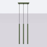 Hanglamp PASTELO 3 olijfgroen