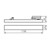 LTL-Track Line LED Railspot 10,9-38W CCT Instelbaar Aluminium