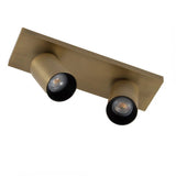 Lynn 2 Opbouwspot Oud Brons – Draaibare Wand- en Plafondlamp GU10