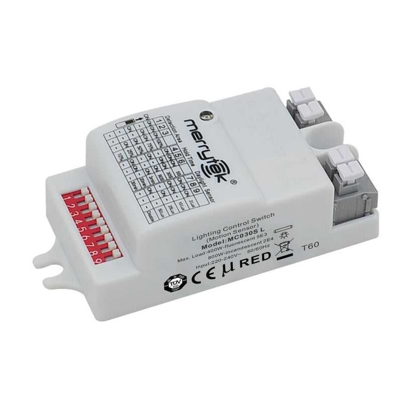 LED MERRYTEK Bewegingssensor / Daglicht sensor - On/Off - 220-240V