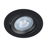 Moni LED C Inbouwspot Wit/Zwart/Zilver 3000K-4000K Verstelbaar